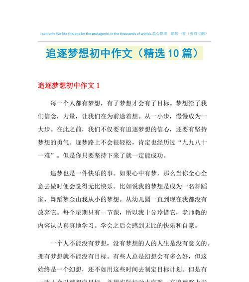 以给梦想一点时间为话题的作文600字（《努力与坚持，成就梦想》）