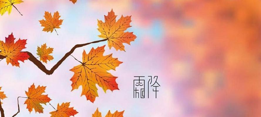 霜降节气：冬日寒冷的开始