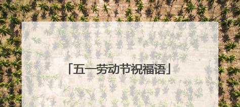 五一劳动节假期，暂别繁忙（短暂的假期）