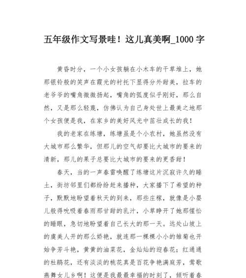 这也是一种美作文800字作文（《这也是一种美》）